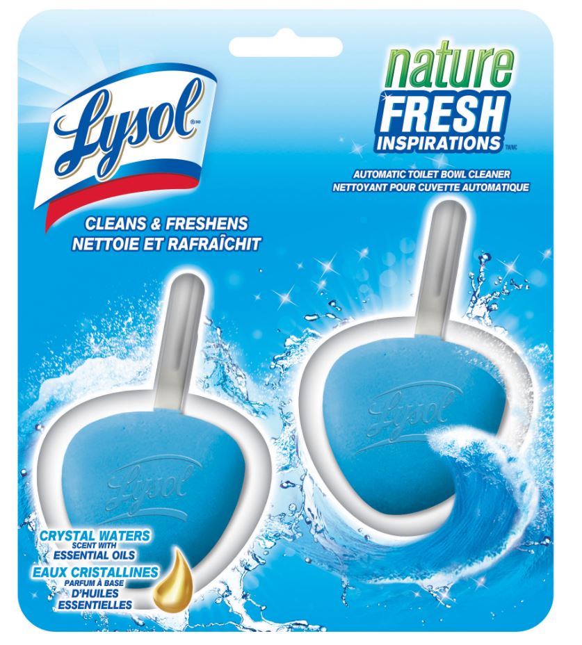 LYSOL® Nature Fresh Inspirations™ Automatic Toilet Bowl Cleaner - Crystal Waters (Canada)
